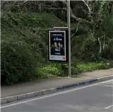 Mupis en la avenida Ricardo Soriano, eje comercial del centro de Marbella